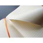 Cahier Souple Coquelicot - A4+ - Ligné - 160 p - Papier Ivoire 90 g/m² - Simili Cuir RHODIA