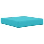 vidaXL Coussin de canapé d'extérieur 3 Pièces Turquoise Polyester