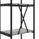vidaXL Étagère Sonoma gris 40 x 30 x 146 cm Bois d'ingénierie