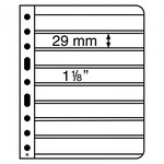 Recharges noires Vario Leuchtturm à 8 bandes pour timbres-poste.