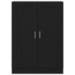 vidaXL Meuble de Bibliothèque Chêne noir 82.5 x 30.5 x 115 cm