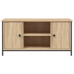 vidaXL Meuble TV Chêne sonoma 100x40x50 cm Bois d'ingénierie