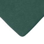 vidaXL Coussins de siège 4 Pièces Vert foncé 40 x 40 x 3 cm Velours