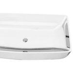 vidaXL Lavabo 71 x 38 x 13 5 cm Céramique Argenté