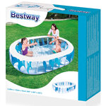 Bestway Piscine ovale 229 x 152 x 51 cm