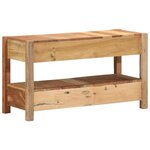 vidaXL Meuble TV Marron 83 x 33 x 46 cm Bois Recyclé Solide