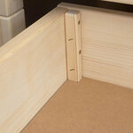 Tiroir de lit 120 x 160 avec sommier BUDDY - vert sauge
