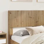 vidaXL Tête de lit Chêne artisanal PB