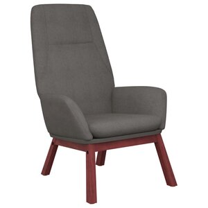 vidaXL Chaise de relaxation Gris clair Tissu