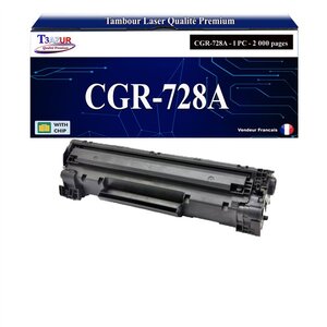 T3AZUR -Toner compatible avec Canon 728 (3500B002) pour Canon Fax L150 L170 L410 MF4410 MF4430 MF4450 MF4550D MF4570DN