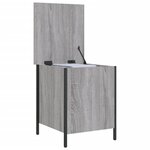vidaXL Banc de rangement sonoma gris 40x42 5x50 cm bois d'ingénierie