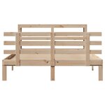 vidaXL Cadre de lit avec tête de lit sans matelas 120x200 cm