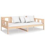 vidaXL Lit de jour sans matelas bois de pin massif 90x200 cm