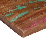 vidaXL Dessus de table 90x80x3 8 cm rectangulaire bois massif récupéré