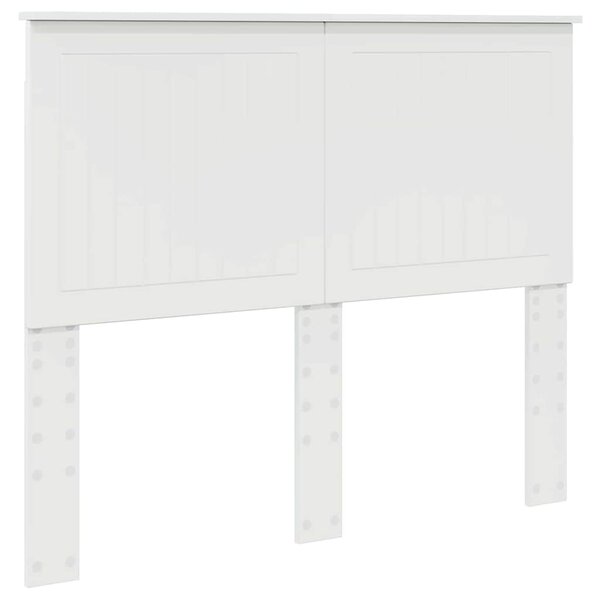 vidaXL Tête de lit Blanc Brillant 120 cm Bois d'ingénierie