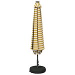 vidaXL Parasol de jardin avec lumières LED et base 230 x 230 cm