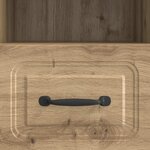 vidaXL Meuble TV Chêne artisanal 102 x 34 5 x 47 cm Bois d'ingénierie