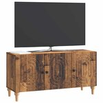 vidaXL Meuble TV Bois ancien 99 x 34 5 x 50 cm Bois d'ingénierie