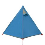 vidaXL Tente de camping à dôme 2 personnes bleu imperméable