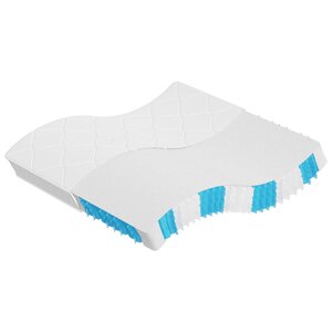 vidaXL Matelas à ressorts ensachés dureté moyenne 200x200 cm