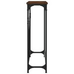 vidaXL Table console chêne marron 102x22 5x75 cm bois d'ingénierie