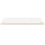 vidaXL Dessus de bureau blanc 80x40x2 5 cm bois massif de pin