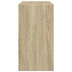 vidaXL Armoire d'évier chêne sonoma 63x29x55 cm bois d'ingénierie