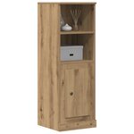 vidaXL Buffet haut chêne artisanal 36x35 5x103 5 cm bois d'ingénierie