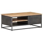 vidaXL Table basse 90x50x35 cm Bois d'acacia massif