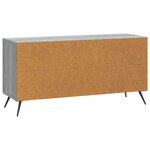 vidaXL Meuble TV 102 x 34 5 x 50 cm Sonoma gris Bois d'ingénierie