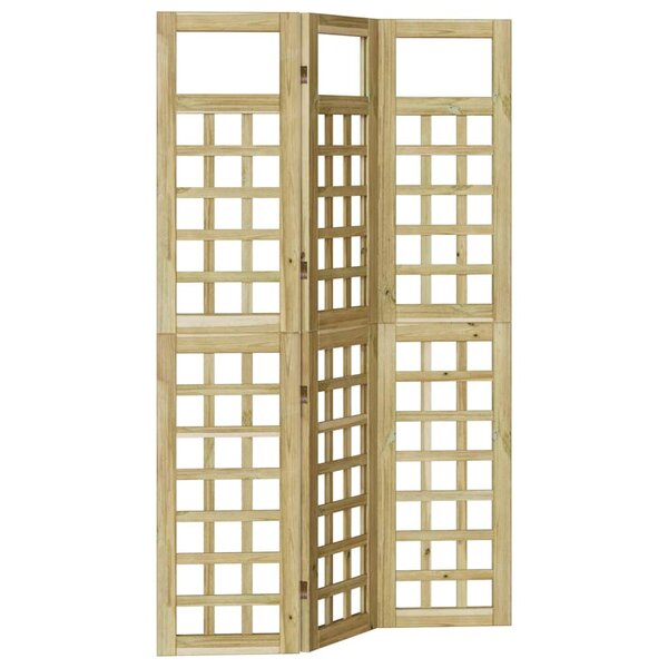 vidaXL Écran d'intimité extérieur Marron 120 x 180 cm Pin imprégné