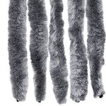 vidaXL Rideau anti-mouches argenté 100x200 cm chenille