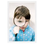 vidaXL Collage de cadres photo 3 Pièces de table Blanc 18x24 cm MDF