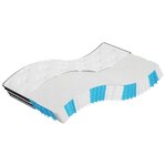 vidaXL Matelas à ressorts ensachés moyen 120x200 cm