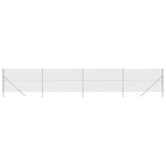 vidaXL Clôture à mailles losangées argenté 1 6x10 m