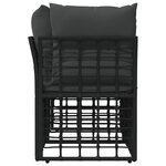 vidaXL Loveseat d'extérieur 2 pièces 2-Nombre de places