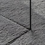 vidaXL Tapis HUARTE à poils courts doux lavable anthracite 140x200 cm