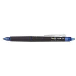 Stylo roller frixion point clicker pointe fine bleu pilot