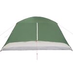vidaXL Tente de camping avec porche 4 personnes vert imperméable