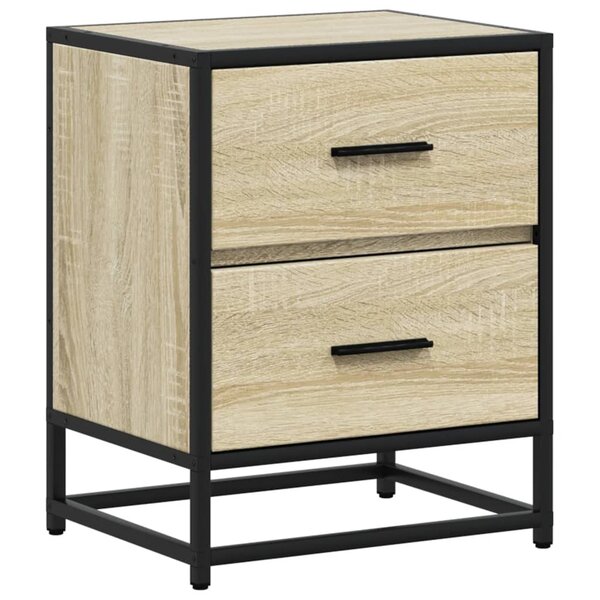 vidaXL Table de chevet chêne sonoma 40x31x50 cm bois d’ingénierie