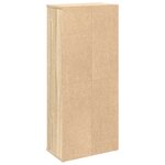 vidaXL Meuble de salle de bain avec porte-rouleau chêne sonoma