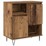 vidaXL Buffet 2 Pièces Bois ancien 60 x 35 x 70 cm