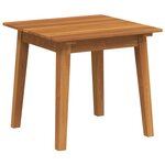 vidaXL Table d'appoint 45x45x40 cm Bois massif d'acacia