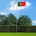 vidaXL Drapeau Portugal 90x150 cm