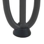 vidaXL Pieds en épingle à cheveux pour table basse 4 pièces Anthracite 10 cm Acier massif