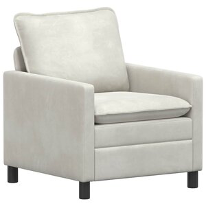 vidaXL Canapé Crème 76 x 81 x 87 5 cm Velours