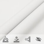 vidaXL Voile de parasol tissu oxford rectangulaire 2x4 5 m blanc