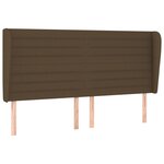 vidaXL Sommier à lattes de lit avec matelas Marron foncé 200x200 cm