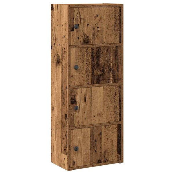 vidaXL Bibliothèque vieux bois 40x24x102 cm bois d'ingénierie