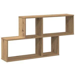 vidaXL Étagère murale chêne artisanal 100x18x53 cm bois d'ingénierie